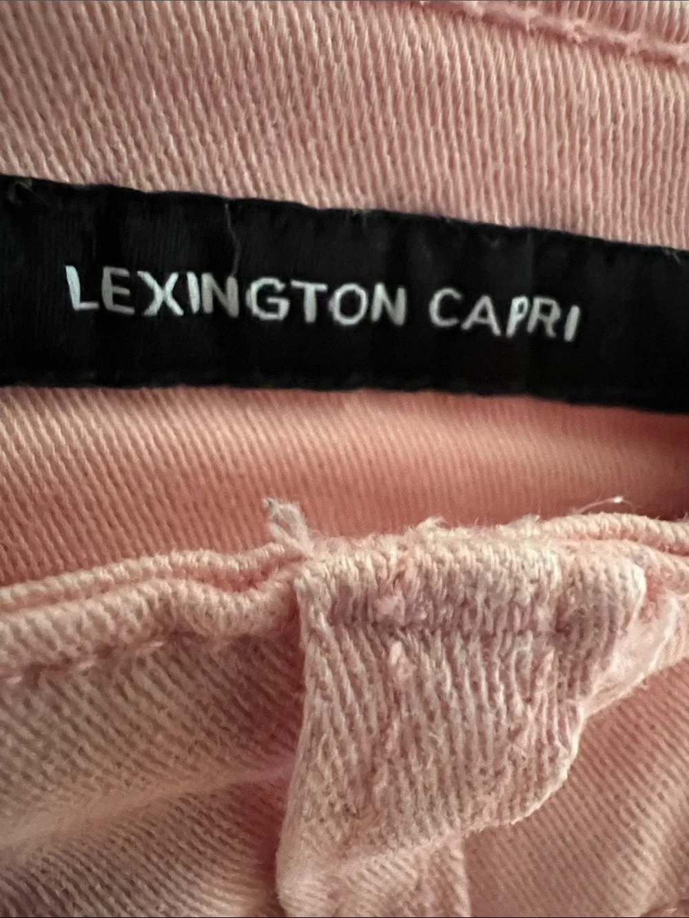 Jones New York Pastel Pink Cropped Straight Capri Jeans - 14